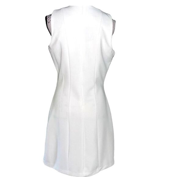 Pim + Larkin Anthropologie white sleeveless dress medium - Picture 2 of 5